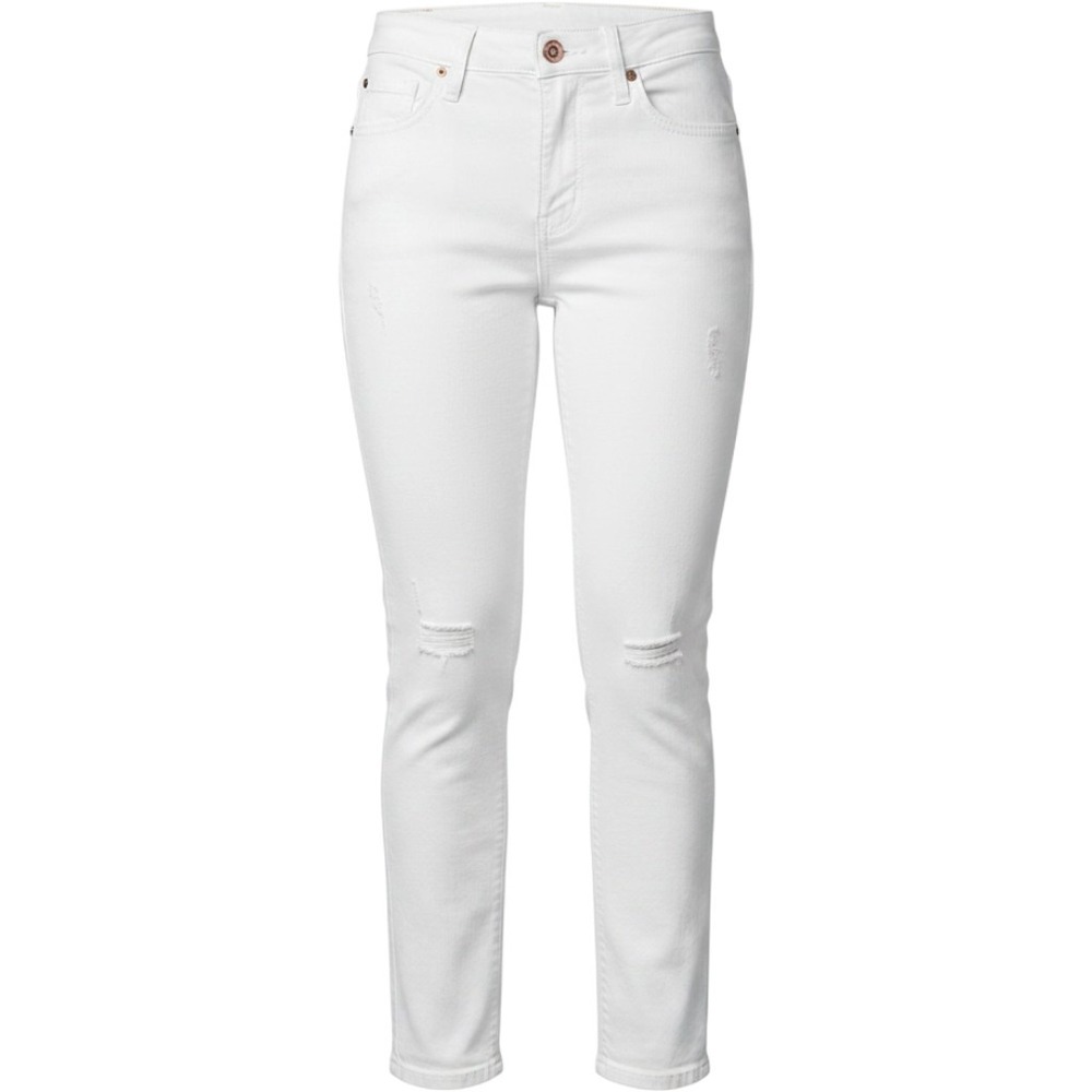 Lauren Conrad Distressed Jeans Skinny Ankle White Size 2 Women's